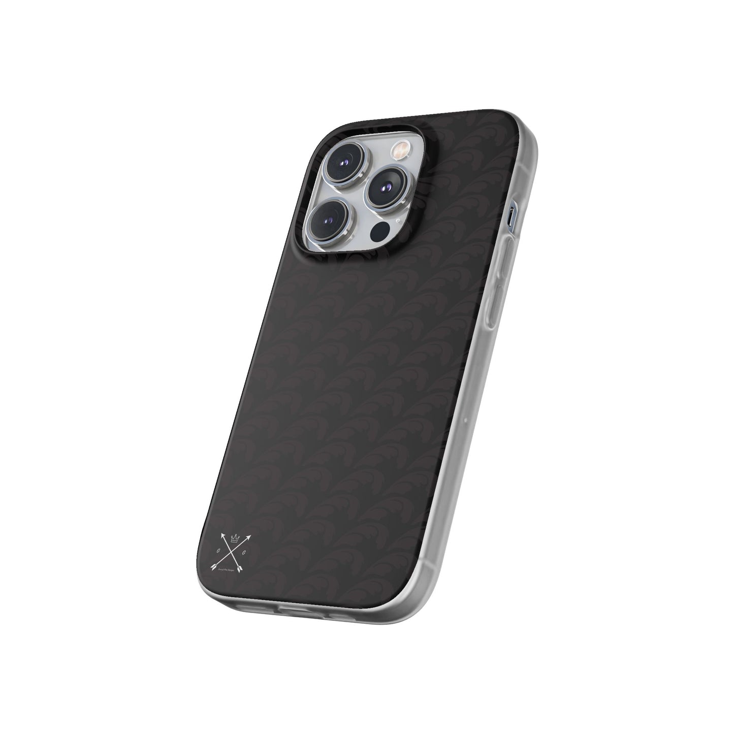 Beautiful Beloved Flourish (black/black) - Flexi Phone Cases