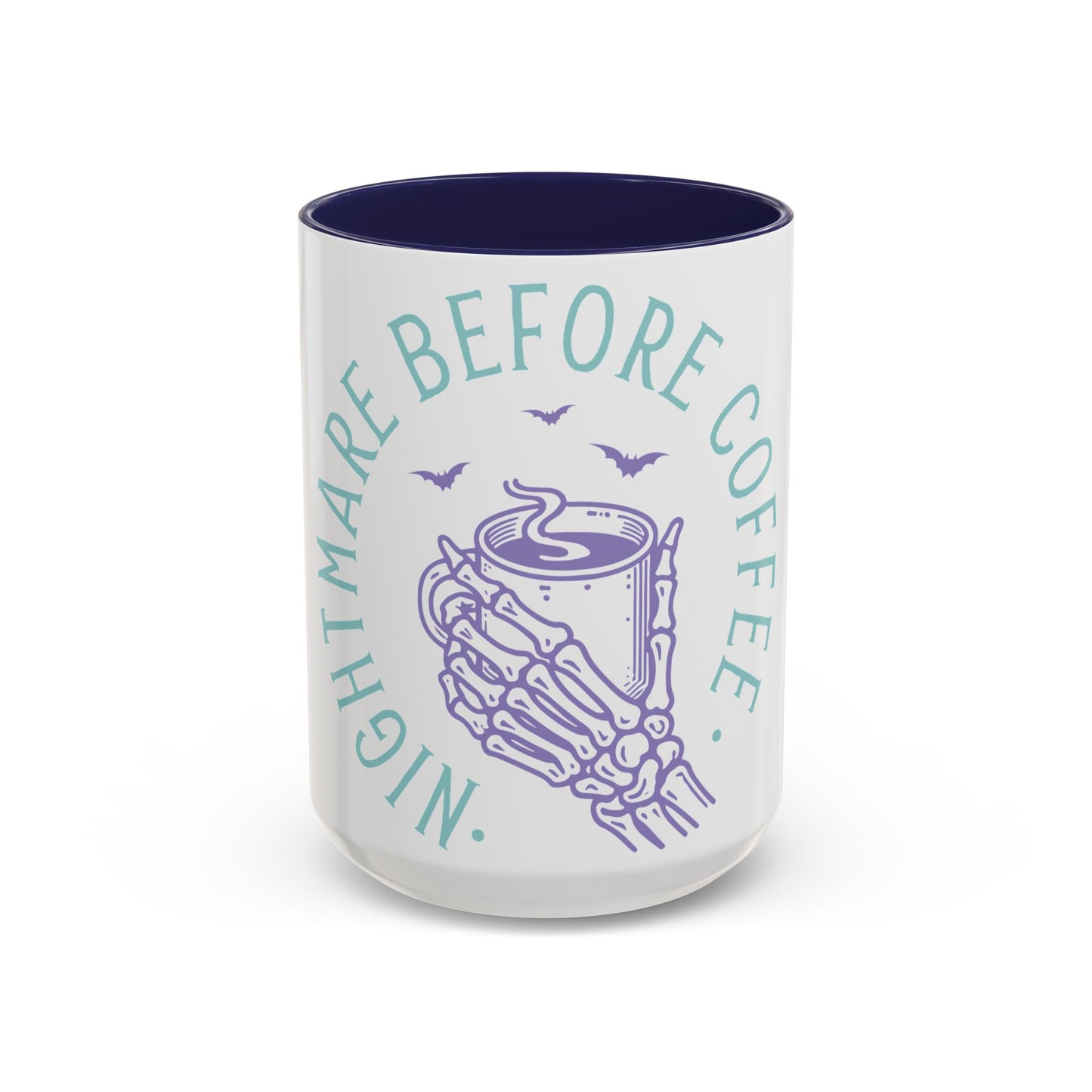 Nightmare Before Coffee - Accent Coffee Mug (11, 15oz)