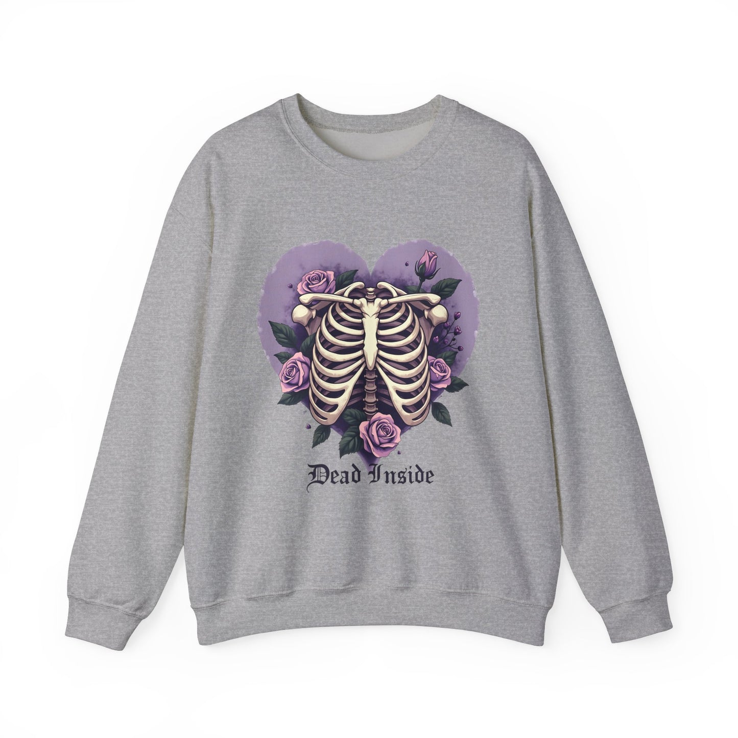 Dead Inside Ribcage Heart - Sweatshirt