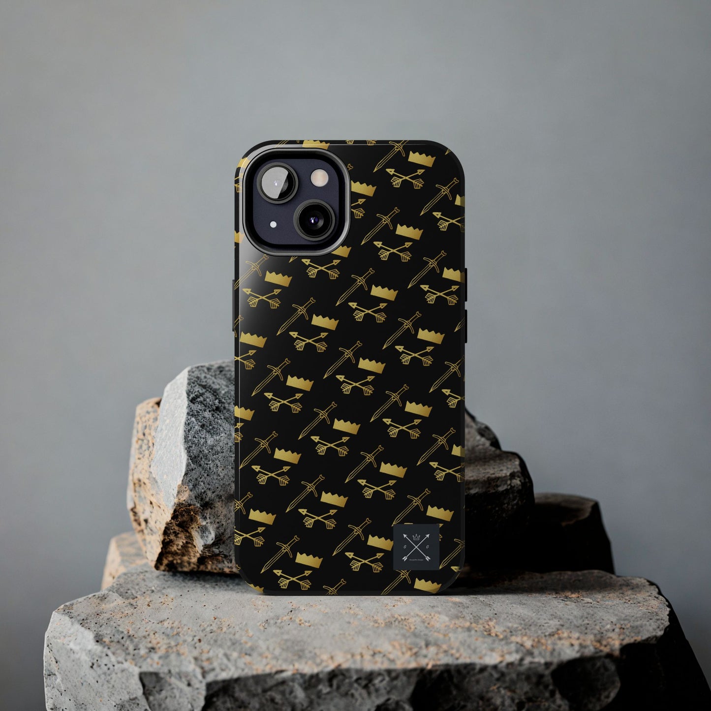 Gold and Bold Warrior (pattern) - Tough Phone Cases