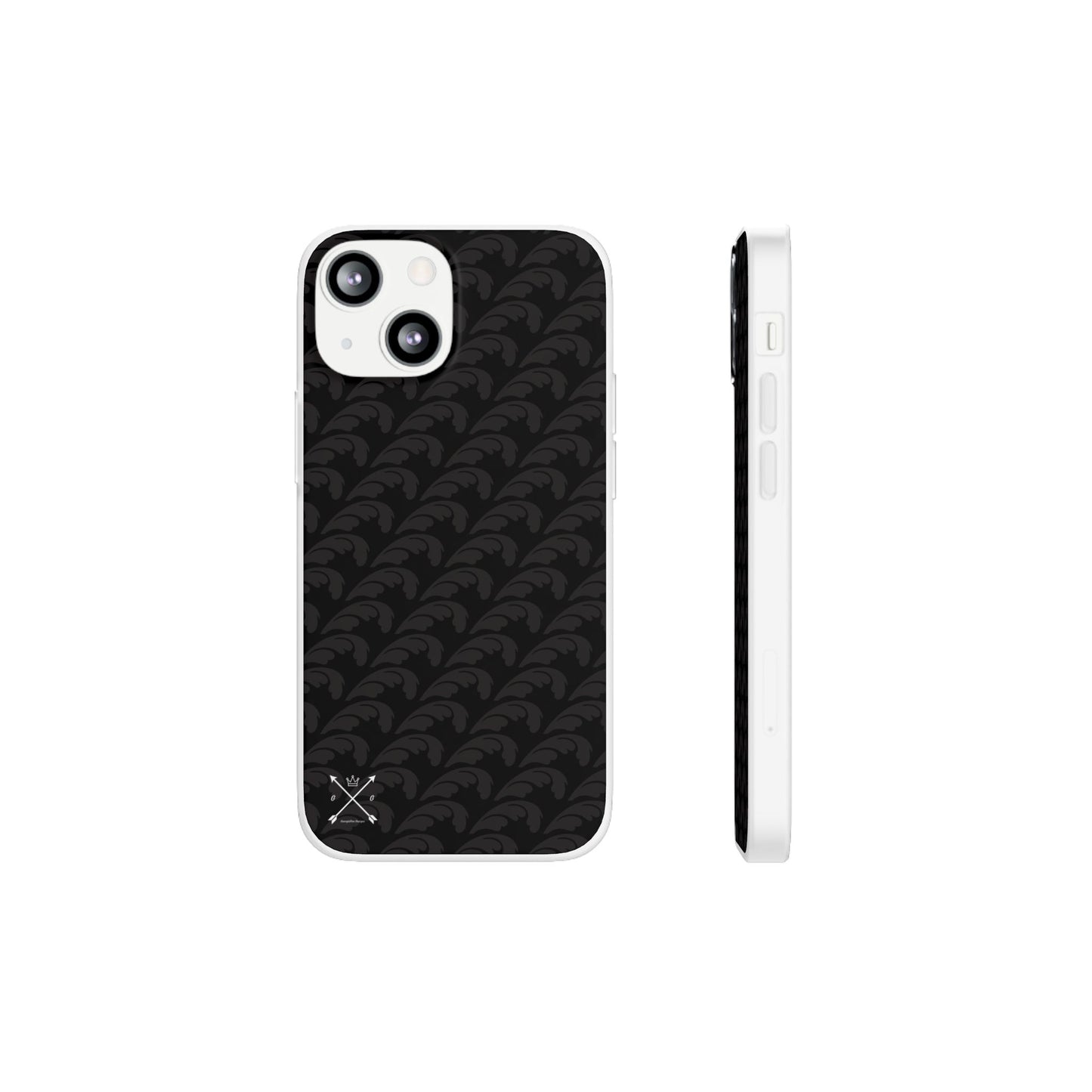 Beautiful Beloved Flourish (black/black) - Flexi Phone Cases