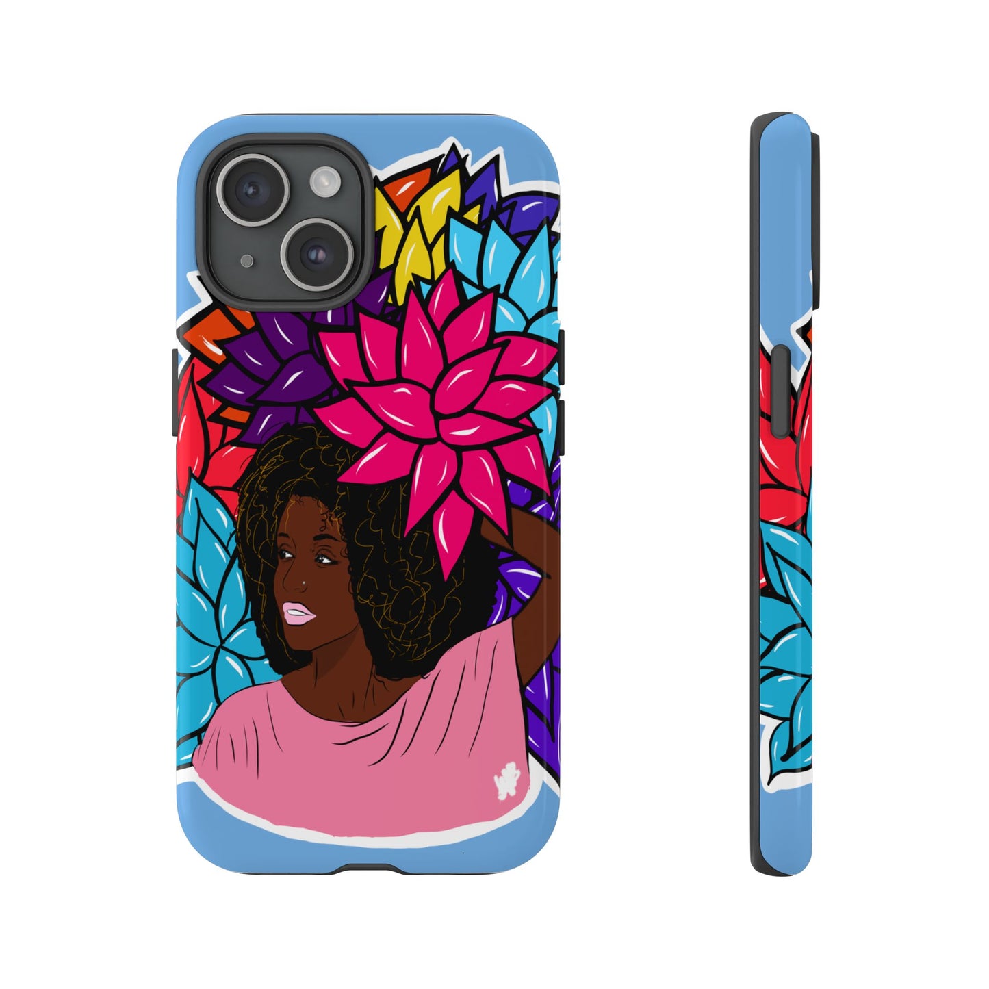 Beauty with Flowers - Tough Phone Cases