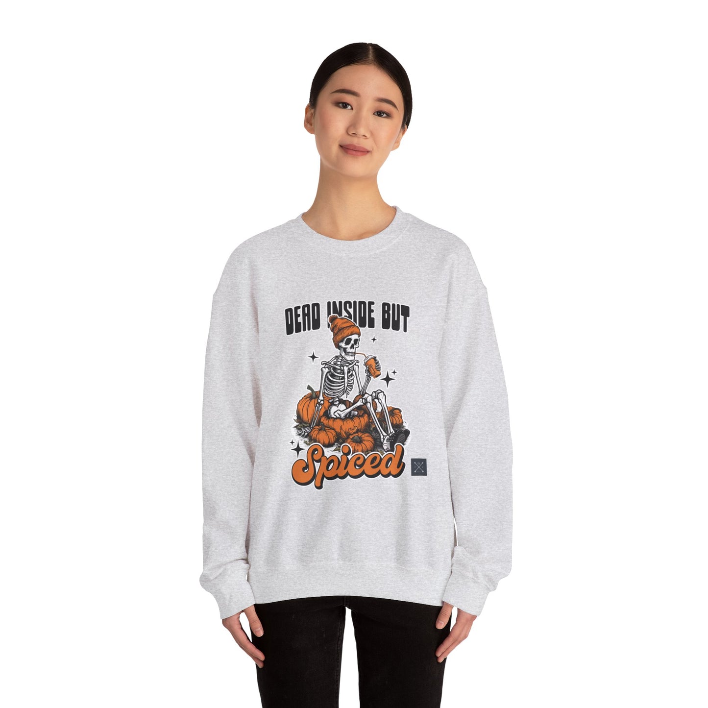 Dead Inside But Spiced - Unisex Heavy Blend™ Crewneck Sweatshirt