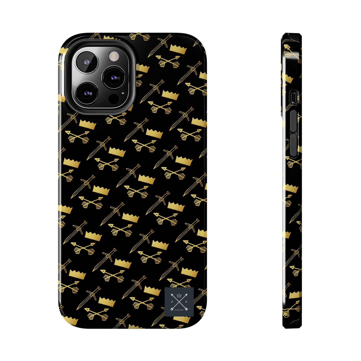 Gold and Bold Warrior (pattern) - Tough Phone Cases