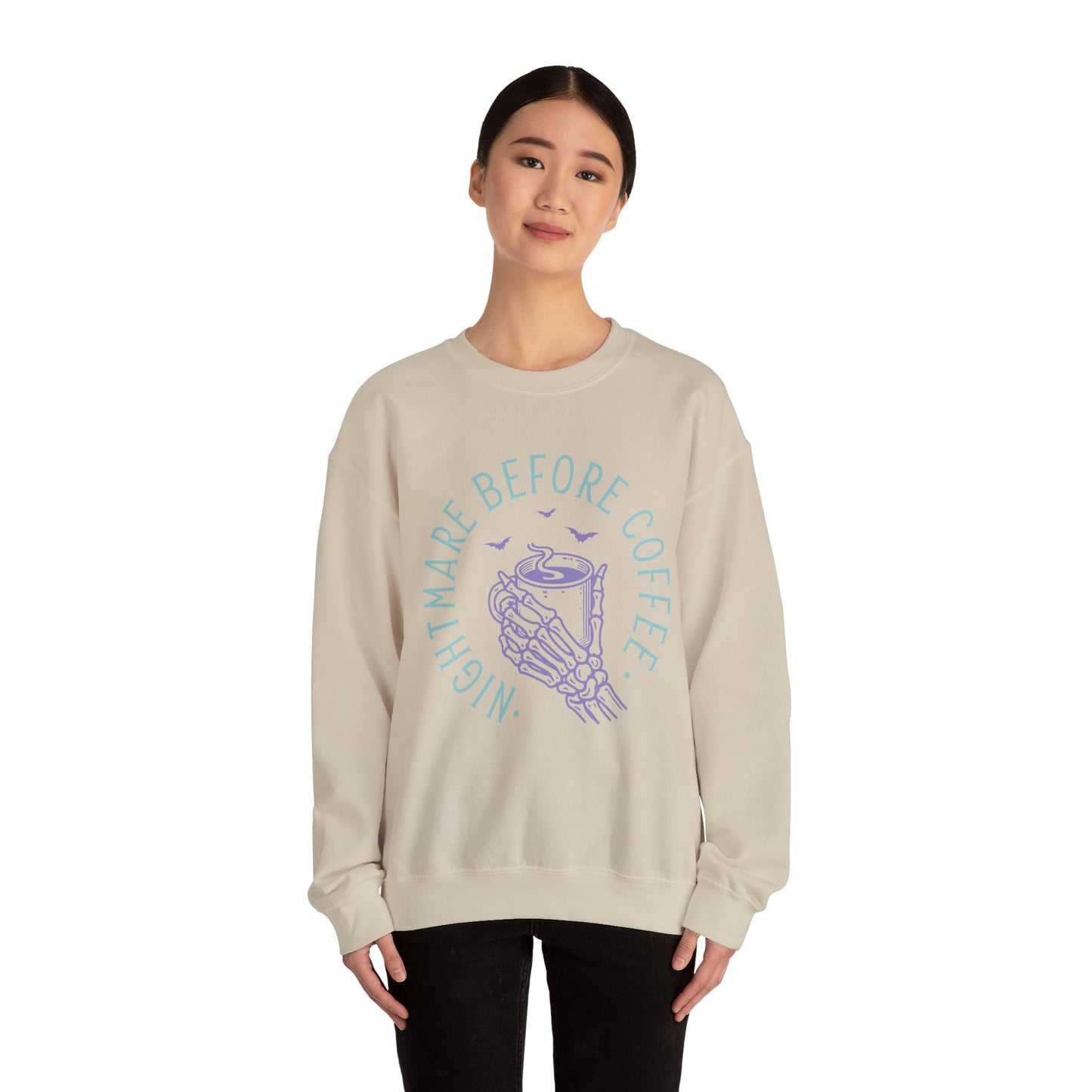 Nightmare Before Coffee - Unisex Heavy Blend™ Crewneck Sweatshirt