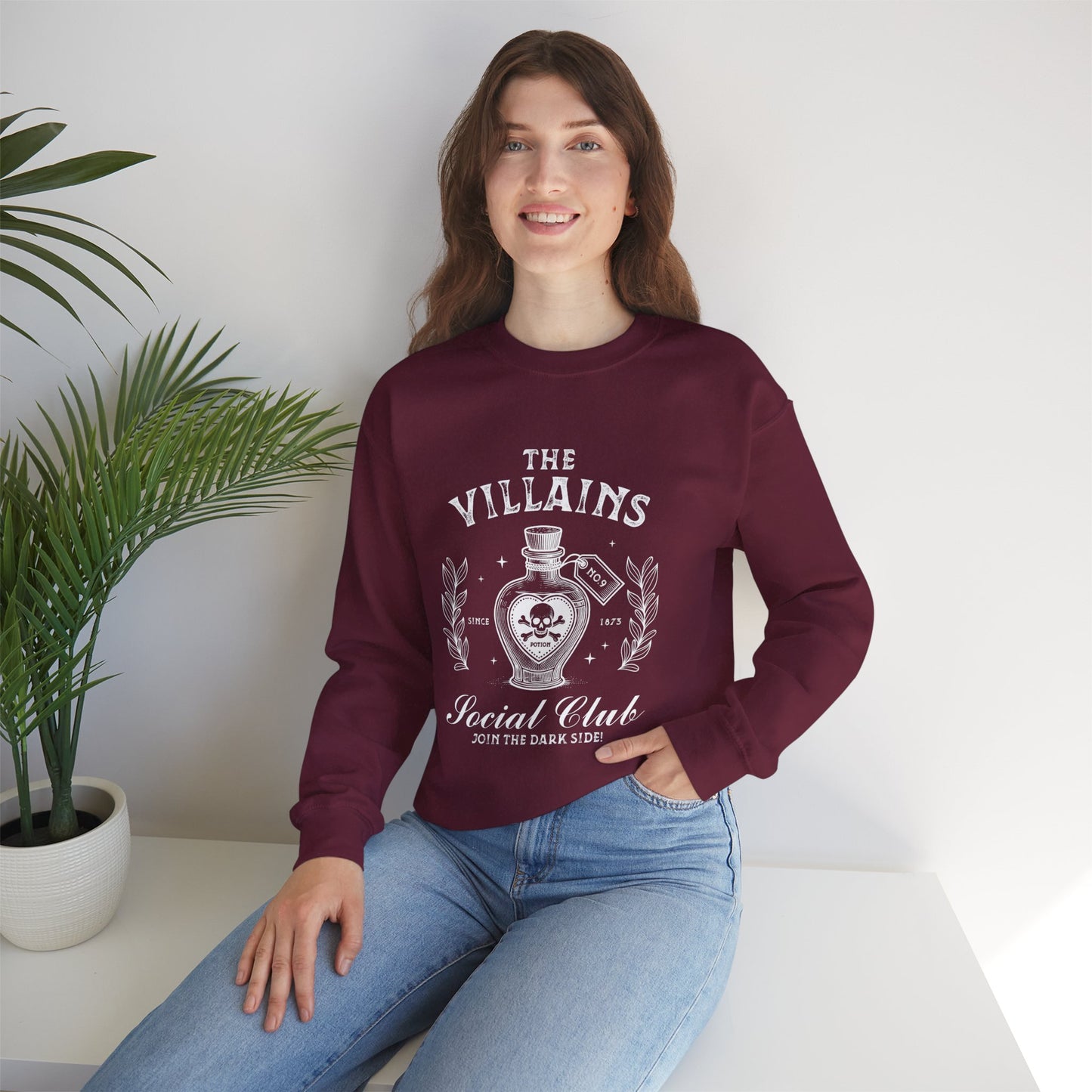 The Villains Social Club - Unisex Heavy Blend™ Crewneck Sweatshirt