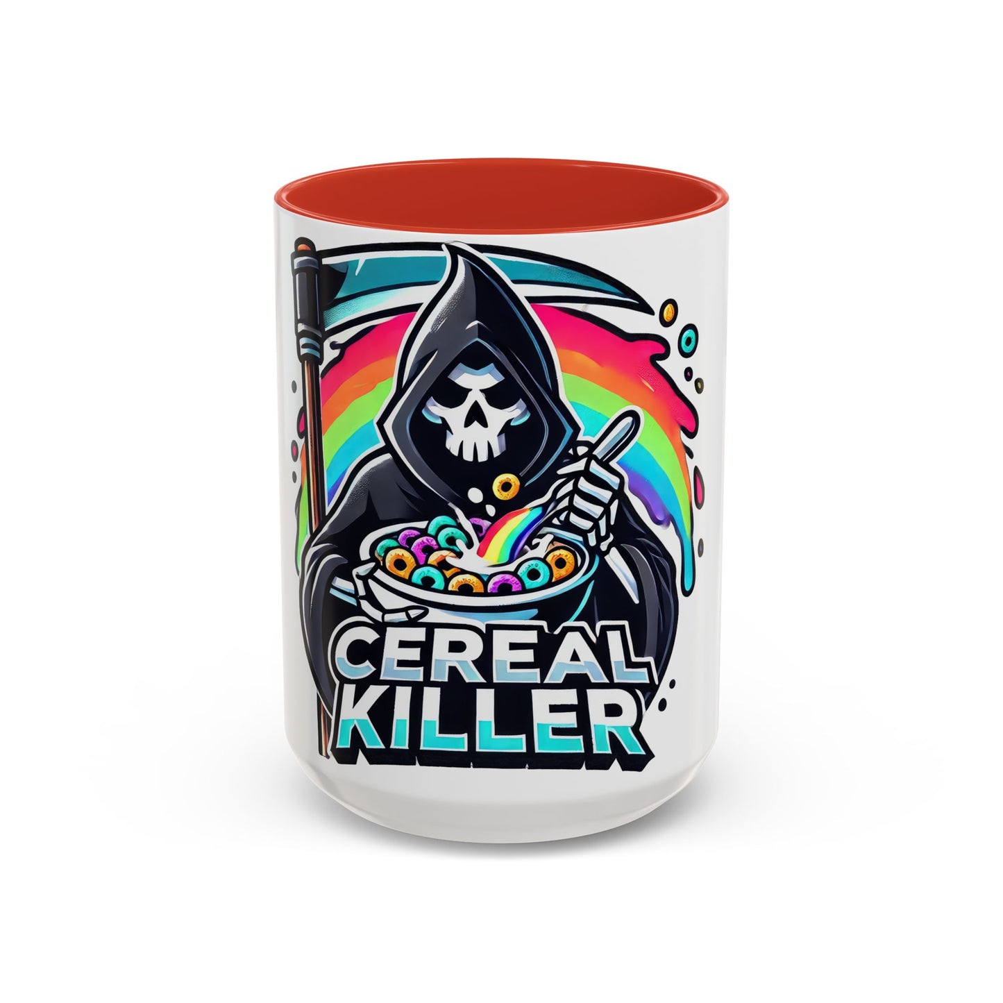 Cereal Killer Grimreaper - Accent Coffee Mug (11, 15oz)