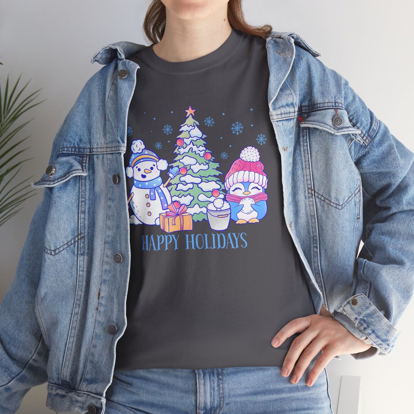 Christmas Holiday Unisex Tee - Happy Holidays