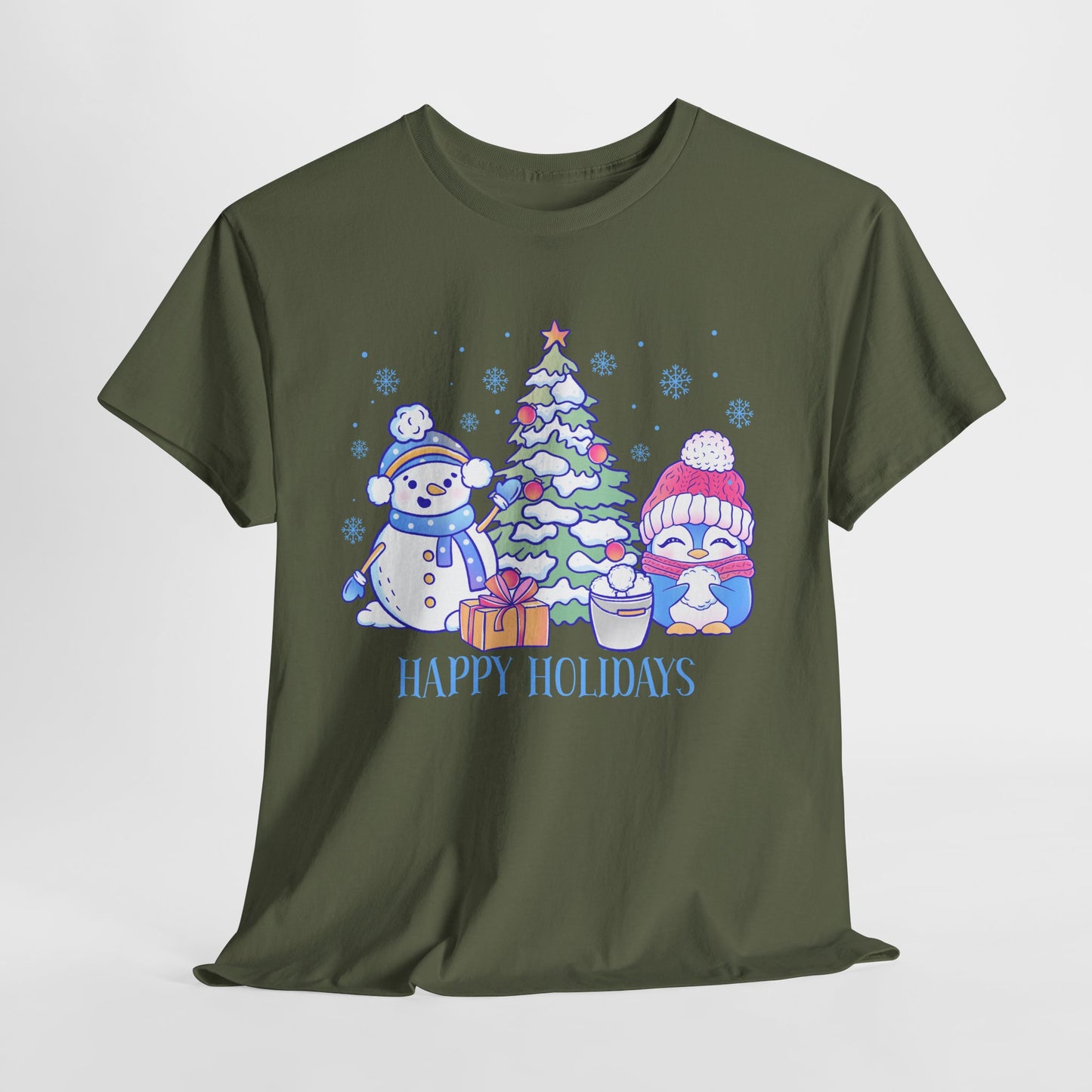 Christmas Holiday Unisex Tee - Happy Holidays