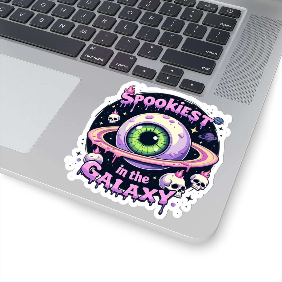 Spookiest in the Galaxy, Eyeball Planet - Kiss-Cut Sticker