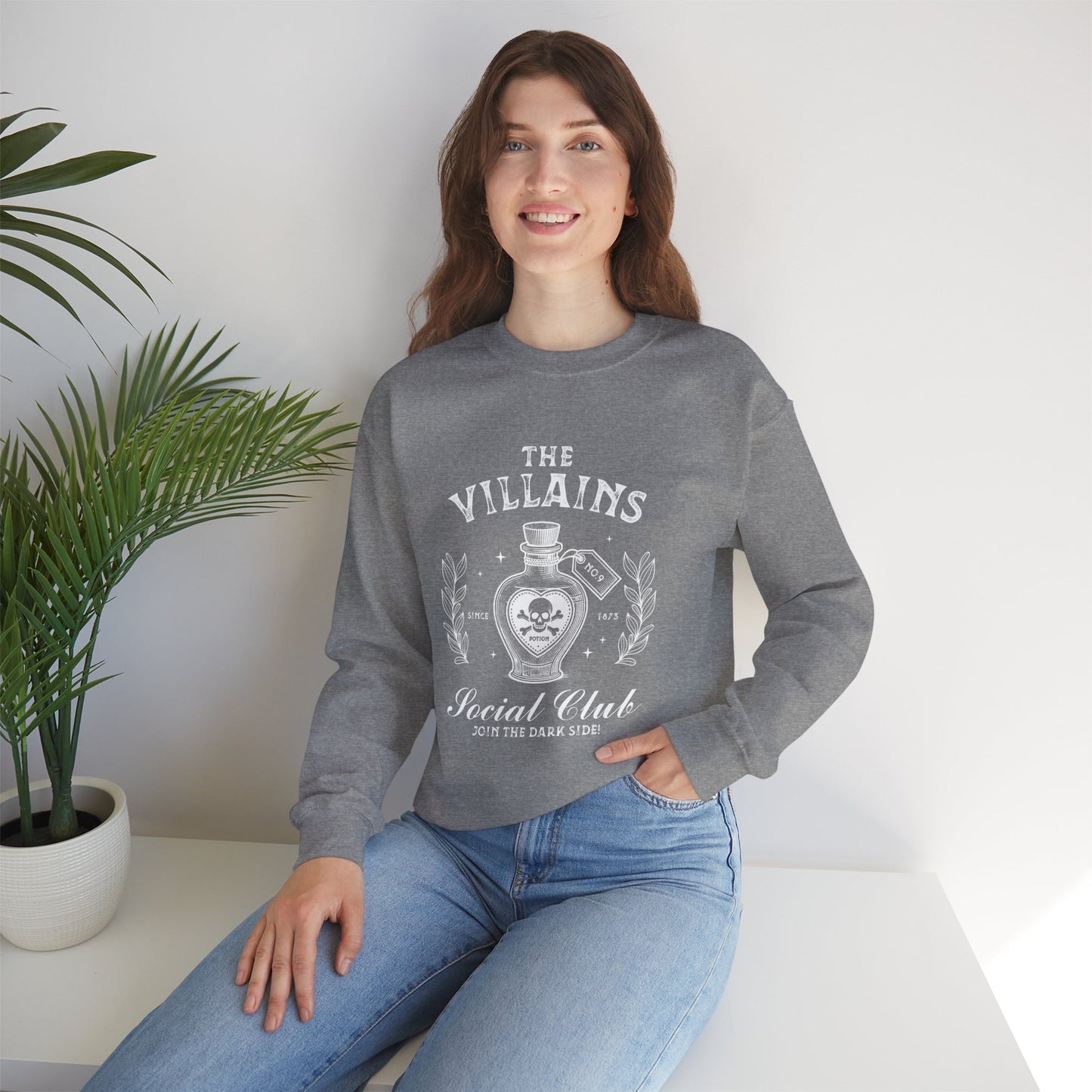 The Villains Social Club - Unisex Heavy Blend™ Crewneck Sweatshirt