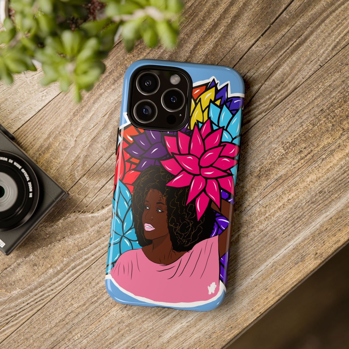 Beauty with Flowers - Tough Phone Cases