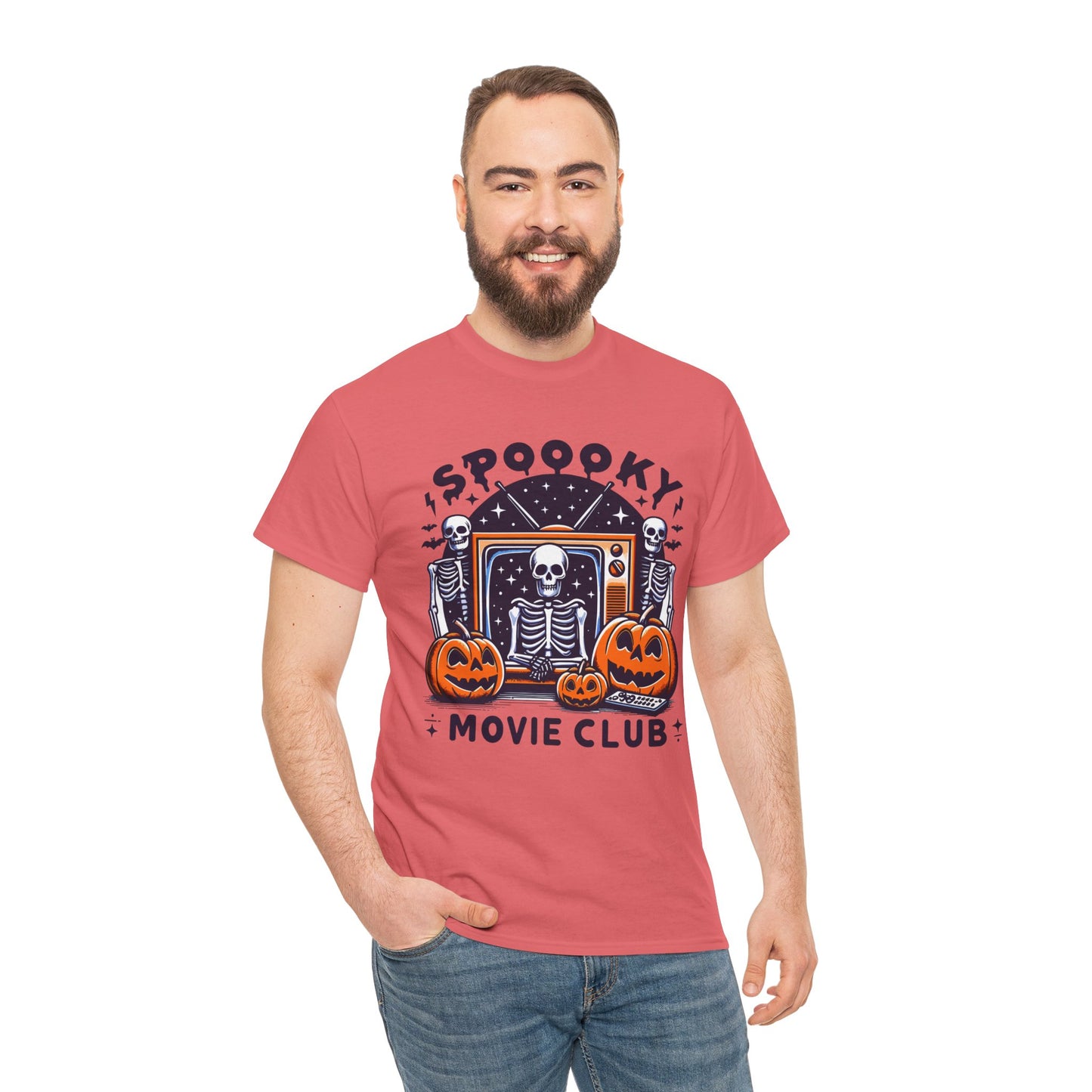 Spooky Movie Club Theme -  Unisex Cotton Tee