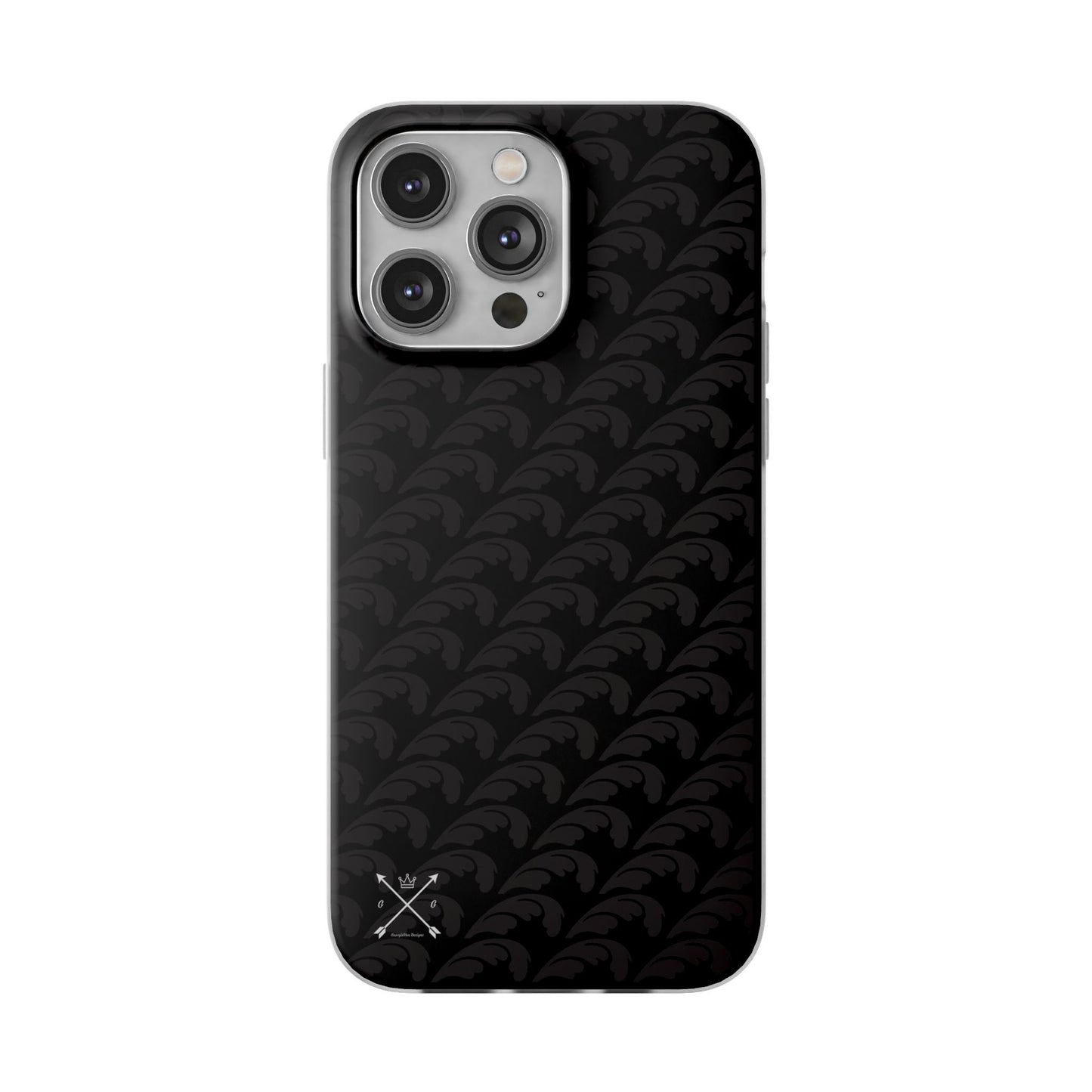 Beautiful Beloved Flourish (black/black) - Flexi Phone Cases