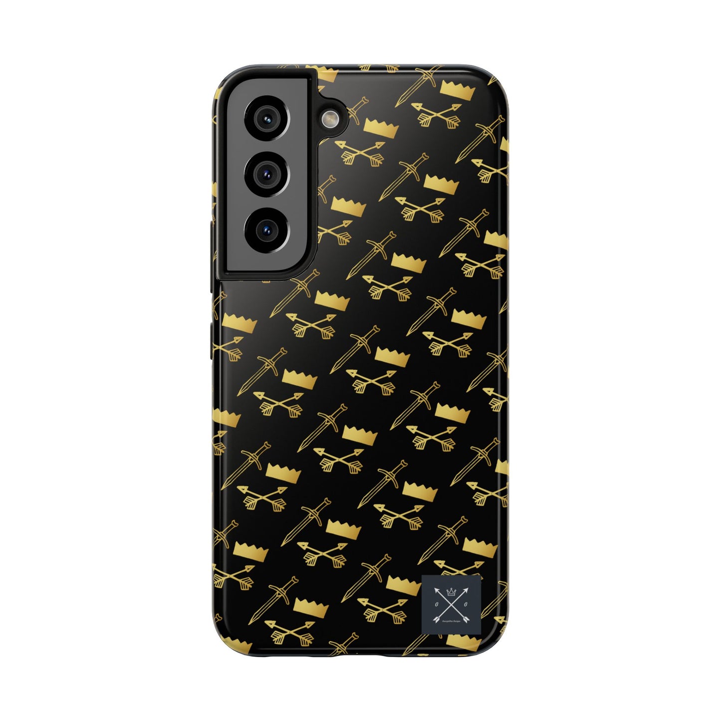 Gold and Bold Warrior (pattern) - Tough Phone Cases