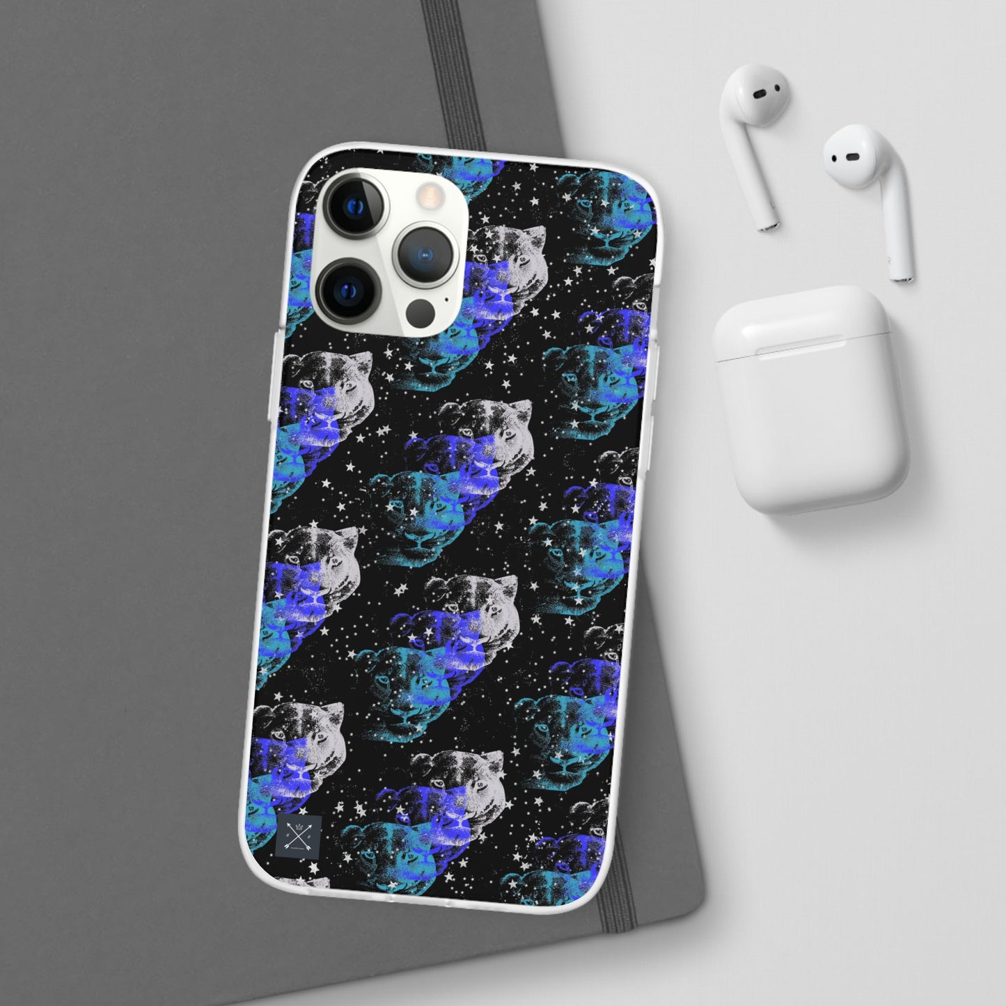 Lioness Arising (pattern) - Flexi Phone Cases