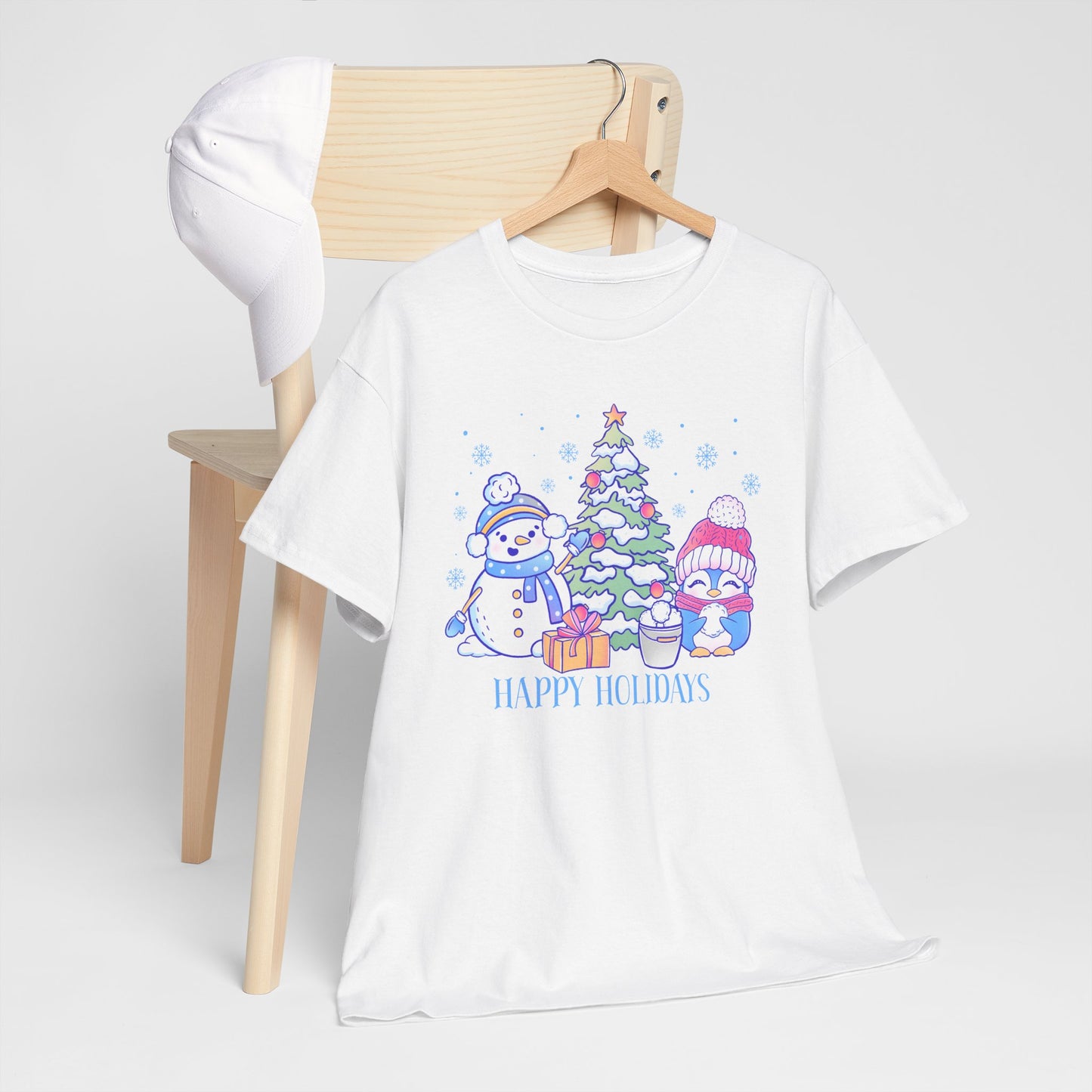 Christmas Holiday Unisex Tee - Happy Holidays