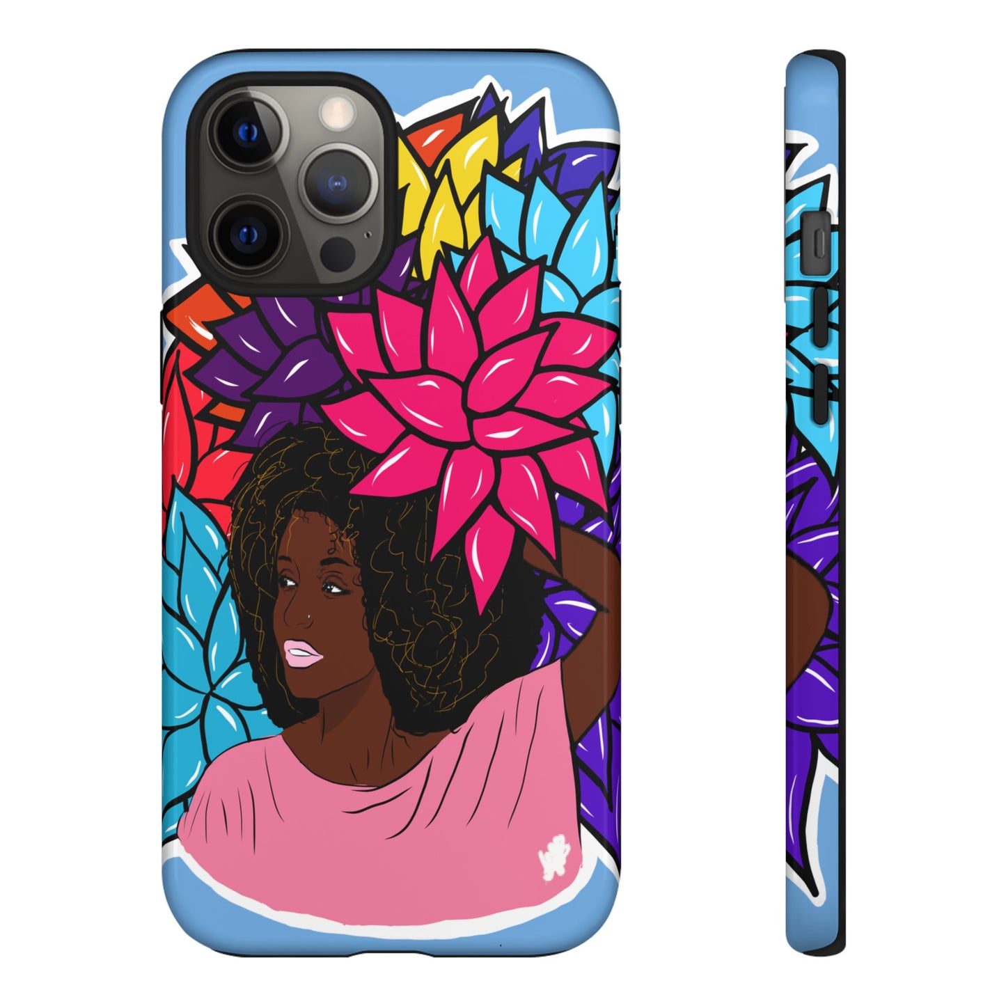 Beauty with Flowers - Tough Phone Cases