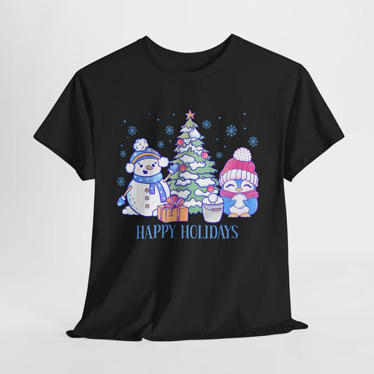 Christmas Holiday Unisex Tee - Happy Holidays