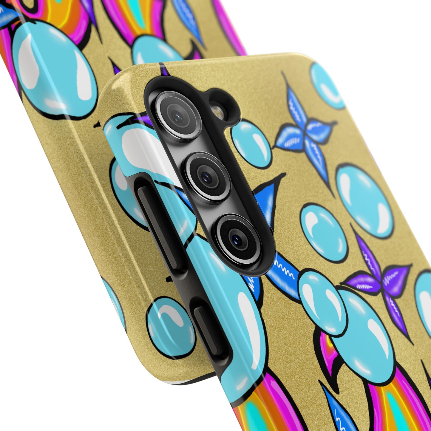 Bubble Rave (abstract art) - Tough iPhone Cases