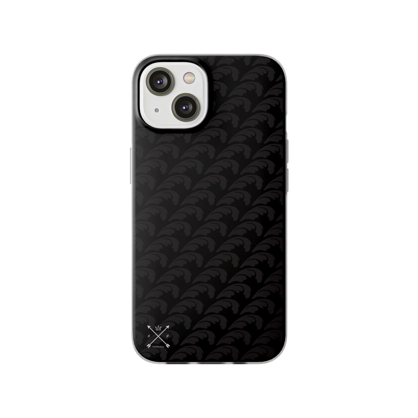 Beautiful Beloved Flourish (black/black) - Flexi Phone Cases