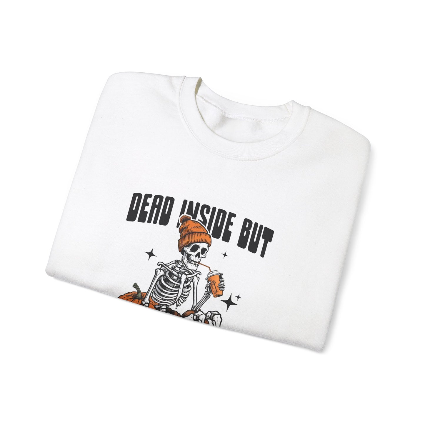 Dead Inside But Spiced - Unisex Heavy Blend™ Crewneck Sweatshirt