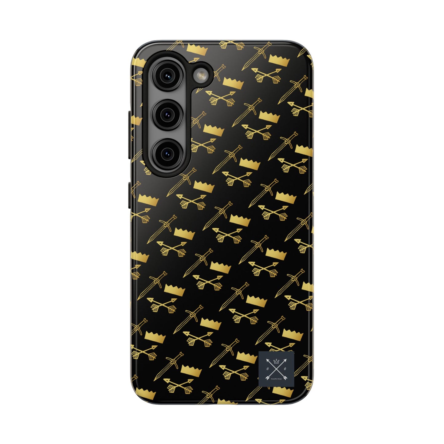 Gold and Bold Warrior (pattern) - Tough Phone Cases