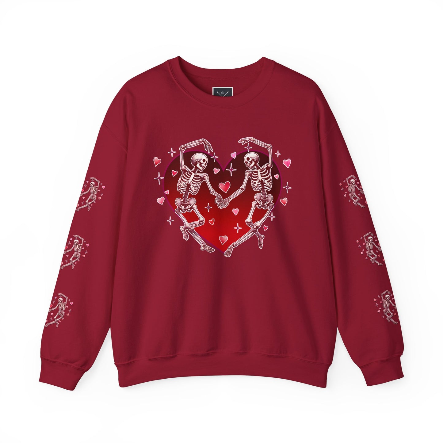 Dancing Skeleton Lovers - Crewneck Sweatshirt