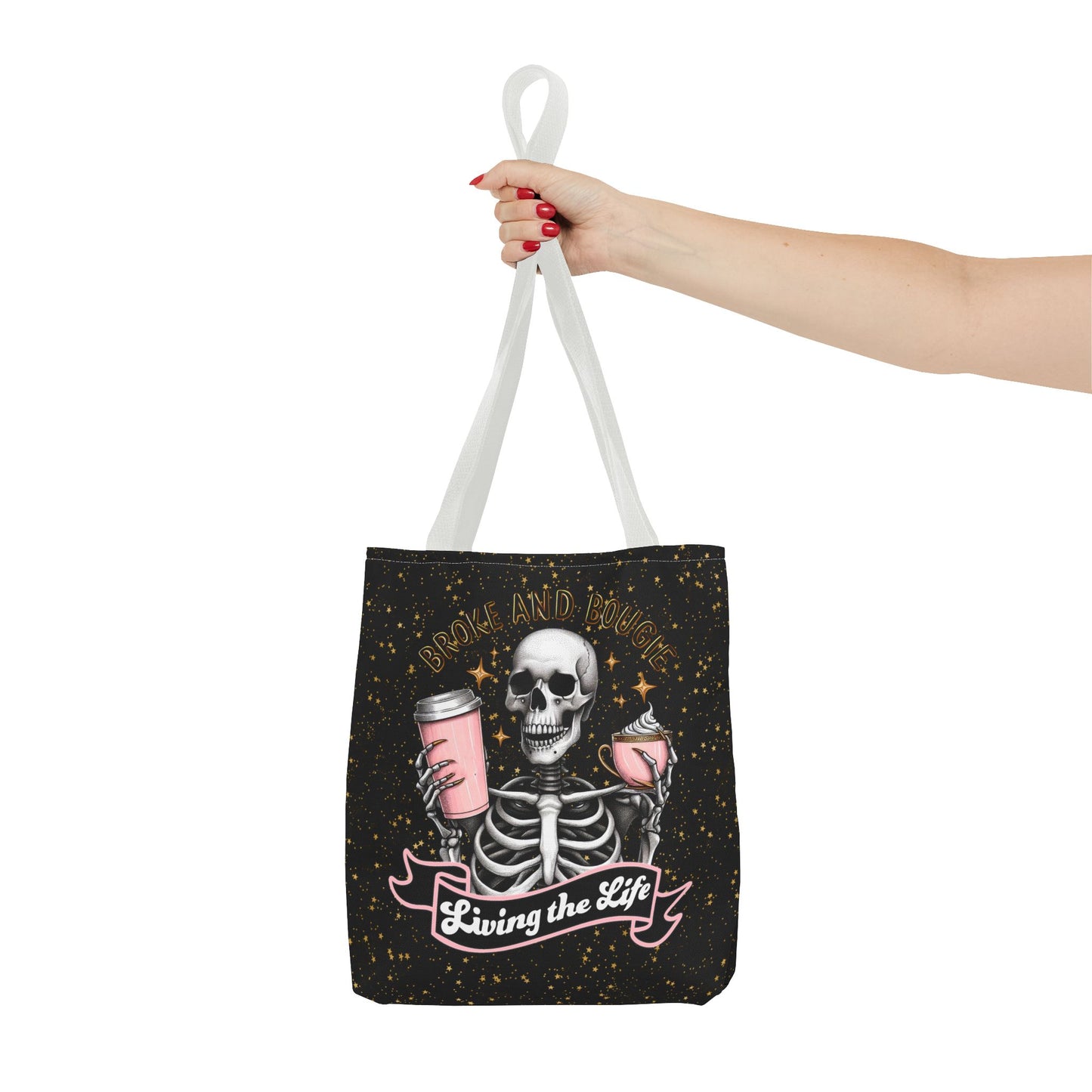 Broke and Bougie - Tote Bag (AOP)