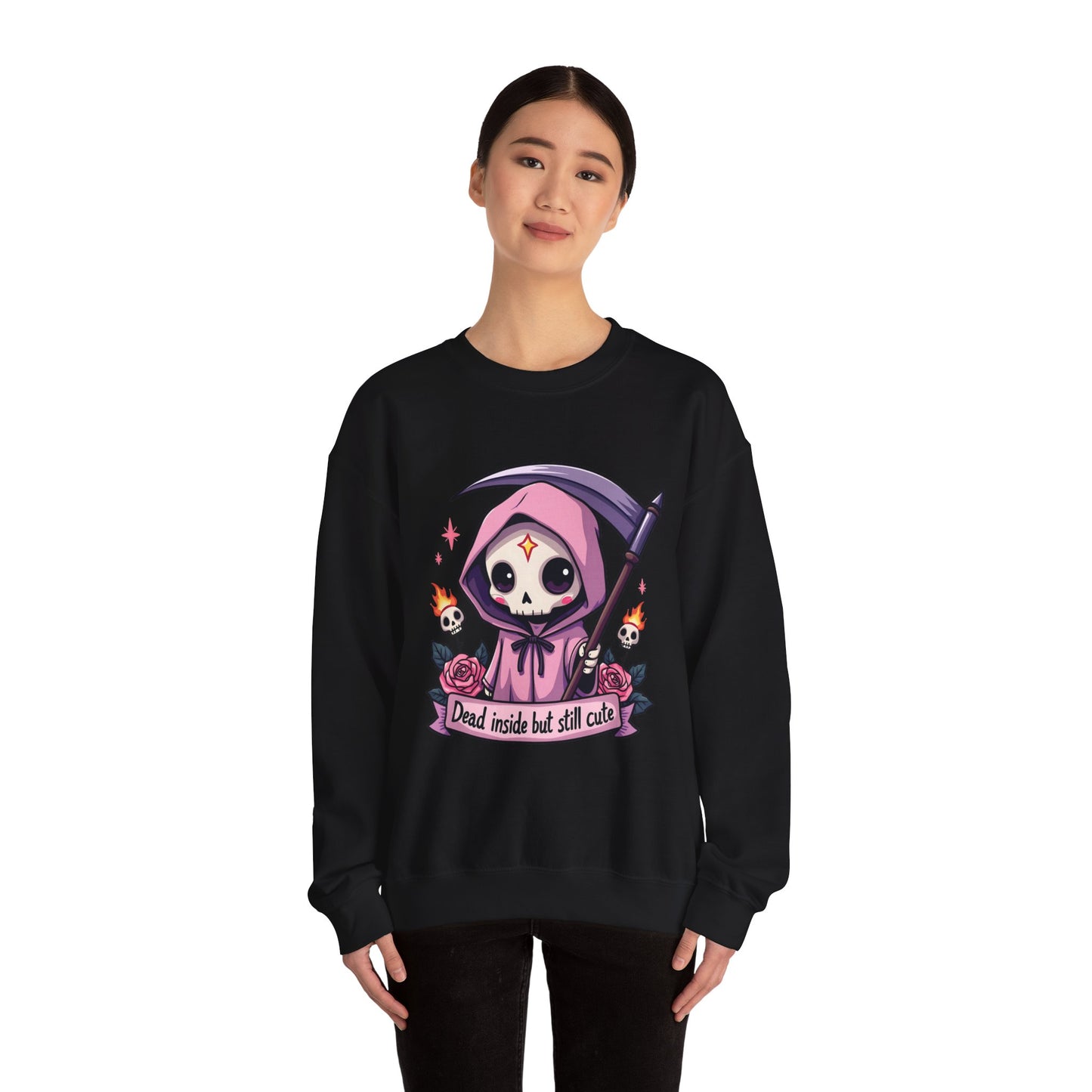 Dead Inside But Still Cute - Unisex Heavy Blend™ Sweatshirt