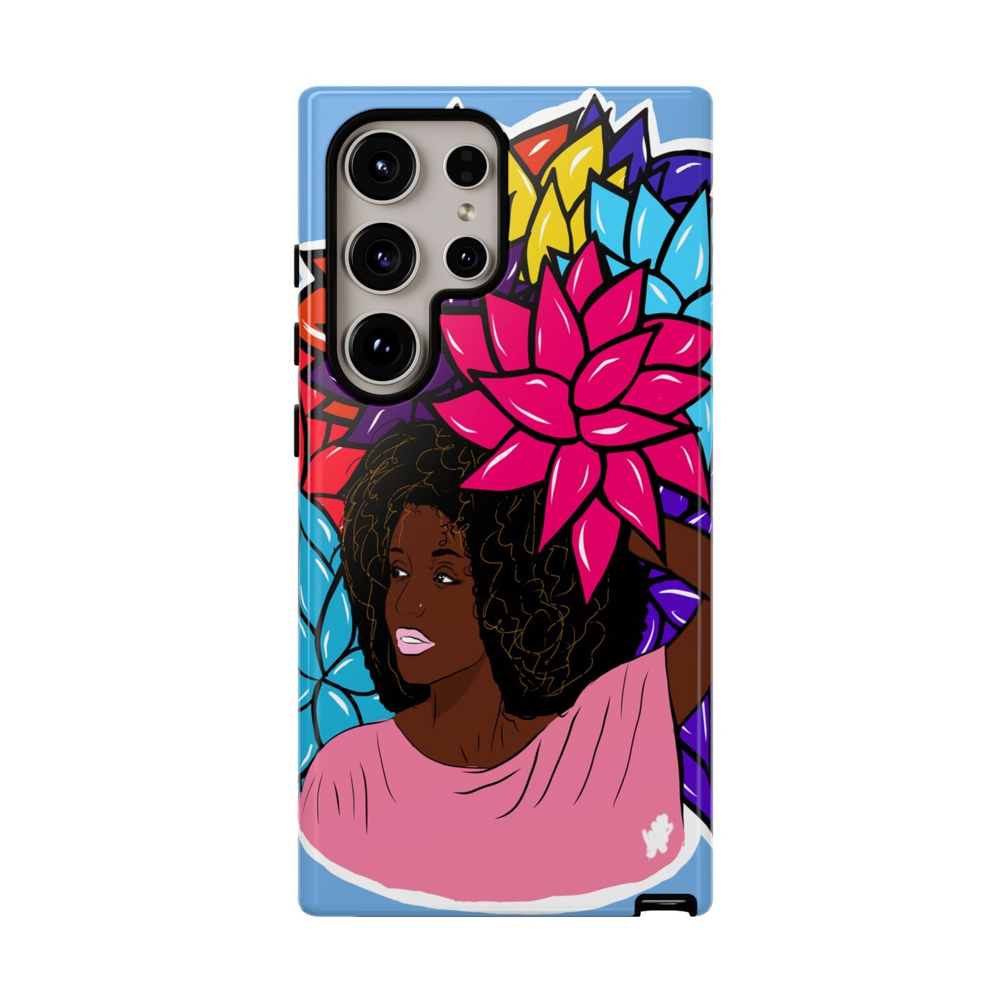 Beauty with Flowers - Tough Phone Cases