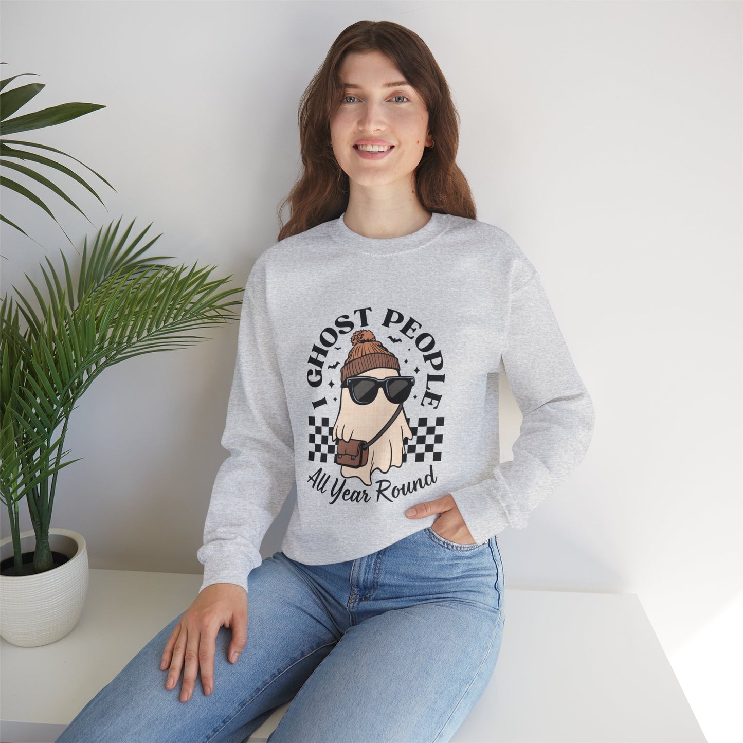 I Ghost People All Year Round - Unisex Heavy Blend™ Sweatshirt