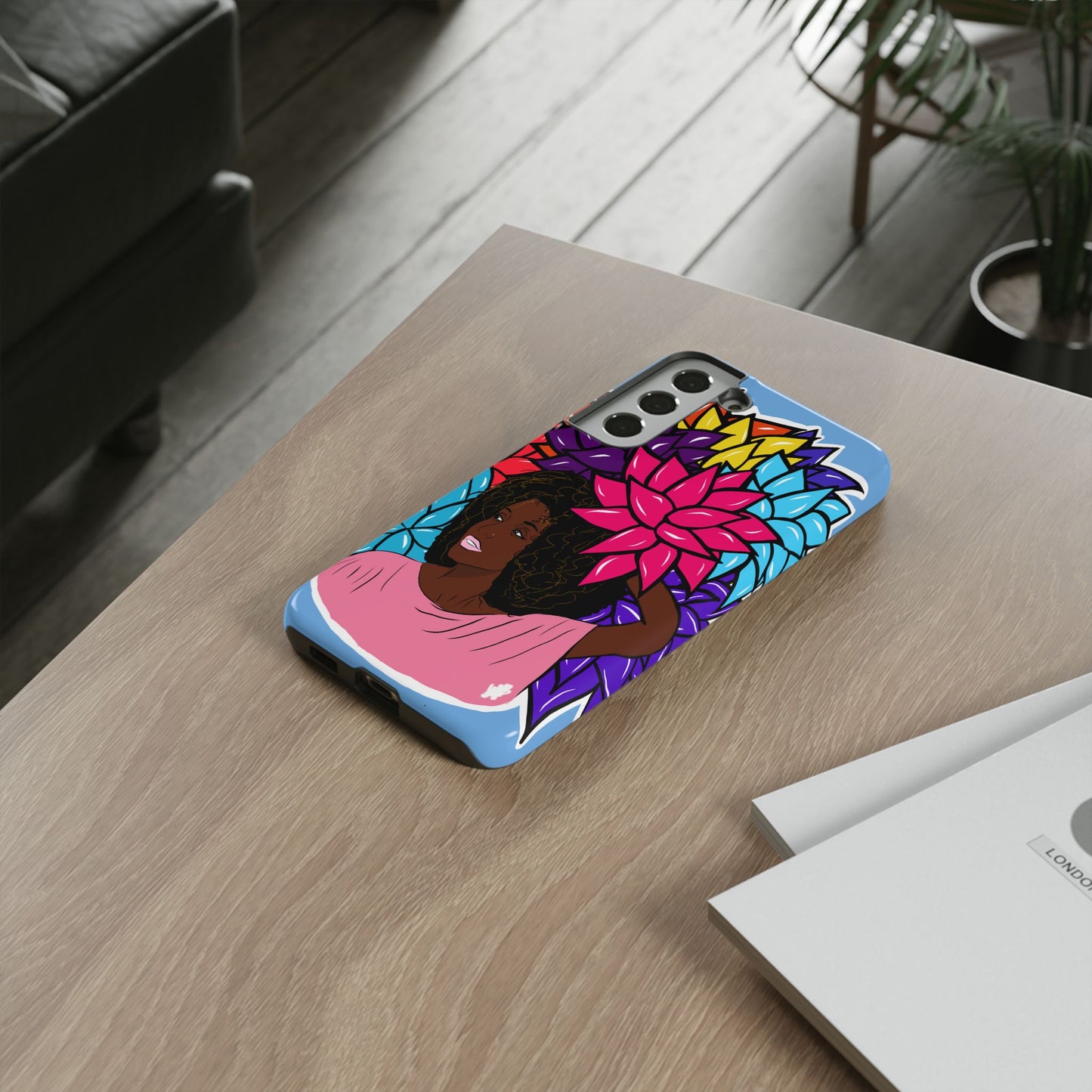 Beauty with Flowers - Tough Phone Cases