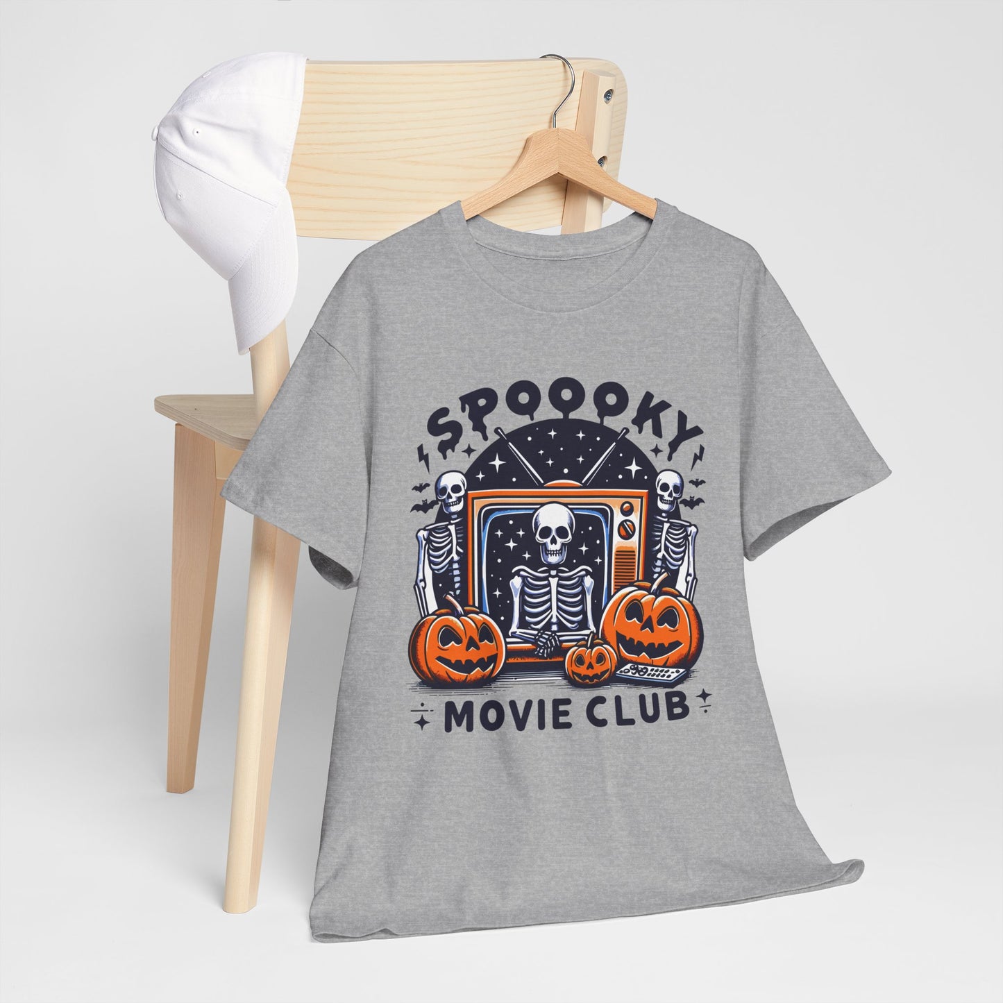 Spooky Movie Club Theme -  Unisex Cotton Tee