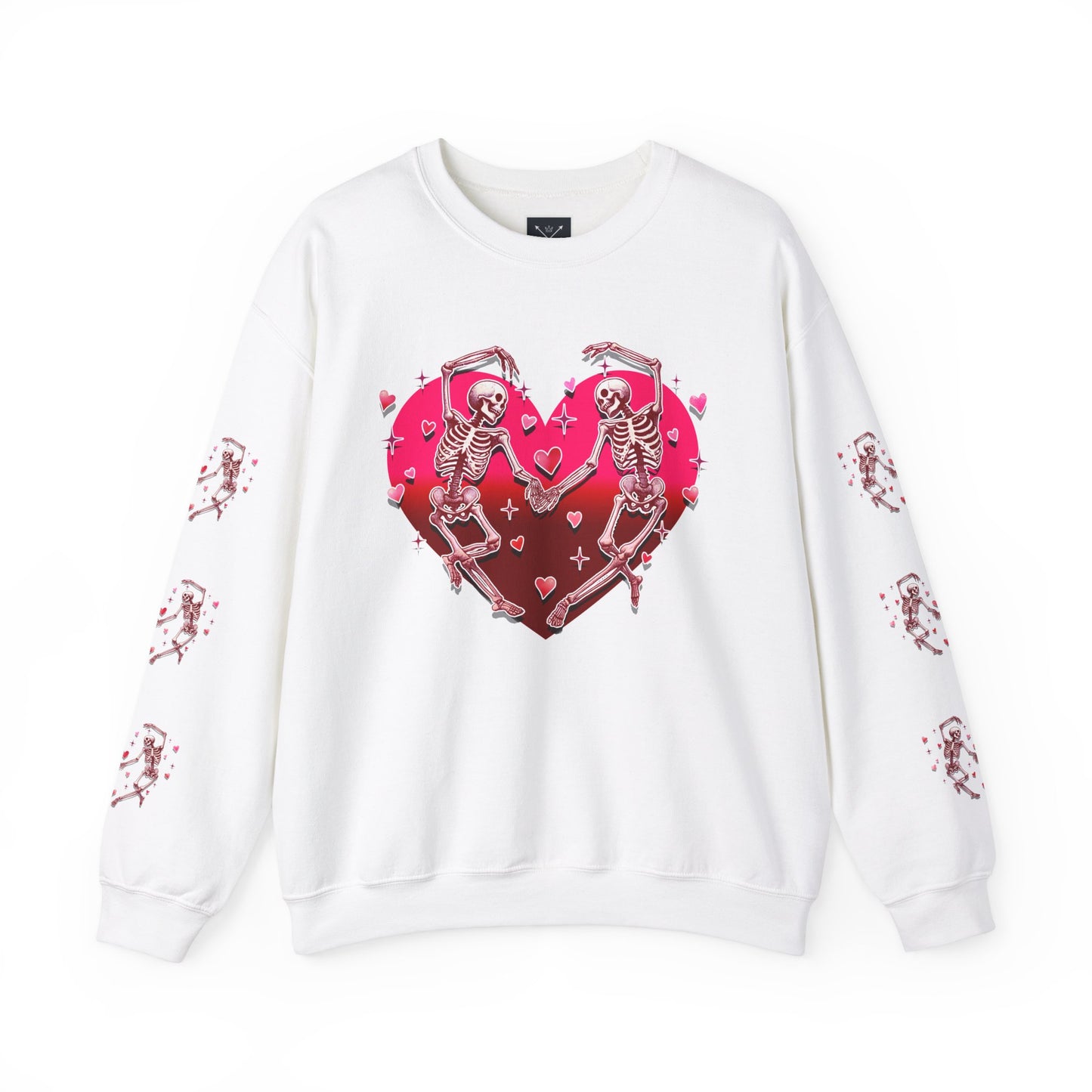 Dancing Skeleton Lovers - Crewneck Sweatshirt