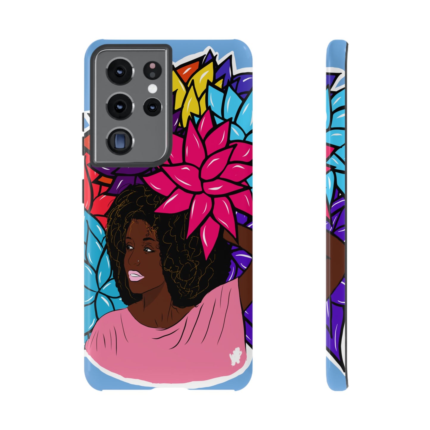 Beauty with Flowers - Tough Phone Cases