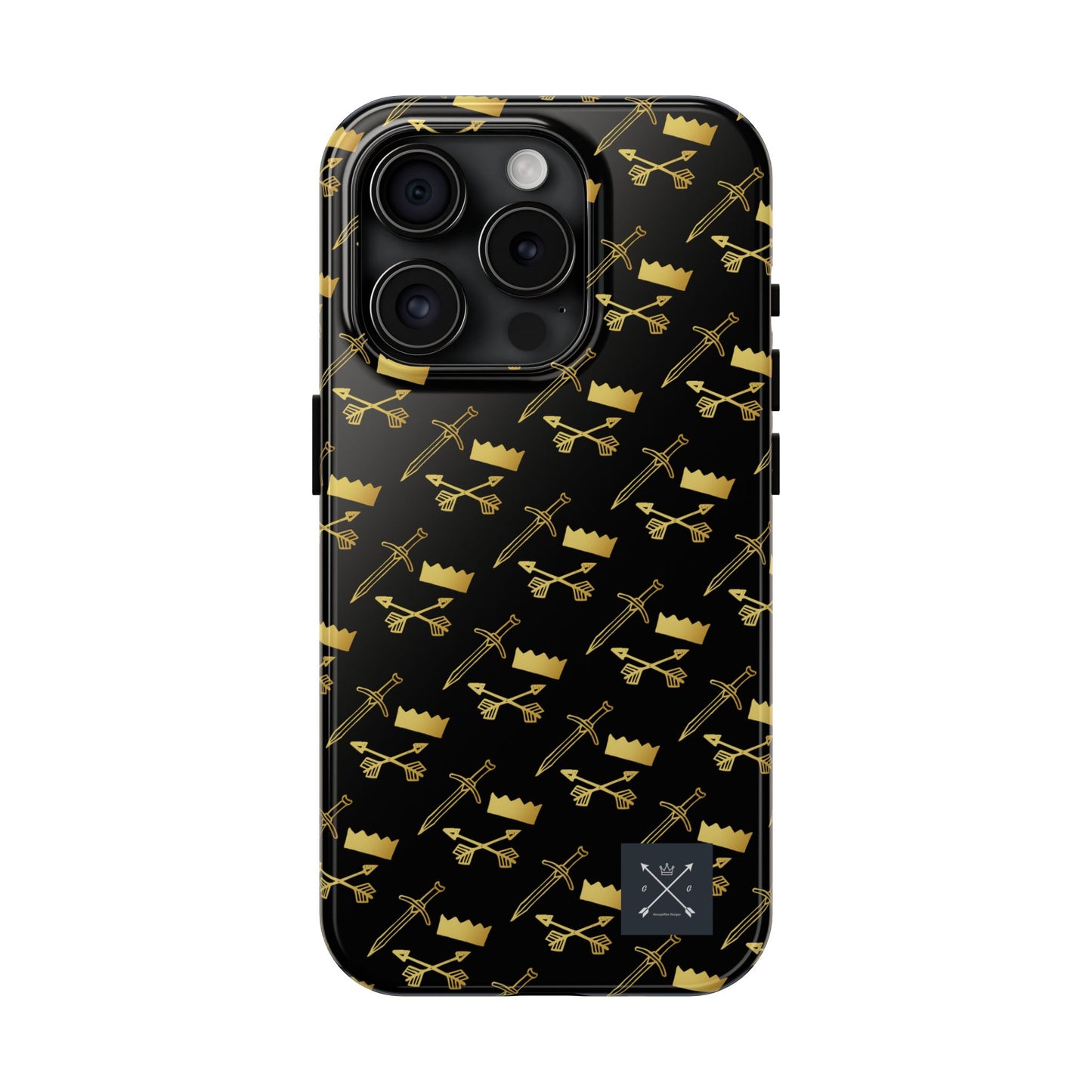 Gold and Bold Warrior (pattern) - Tough Phone Cases