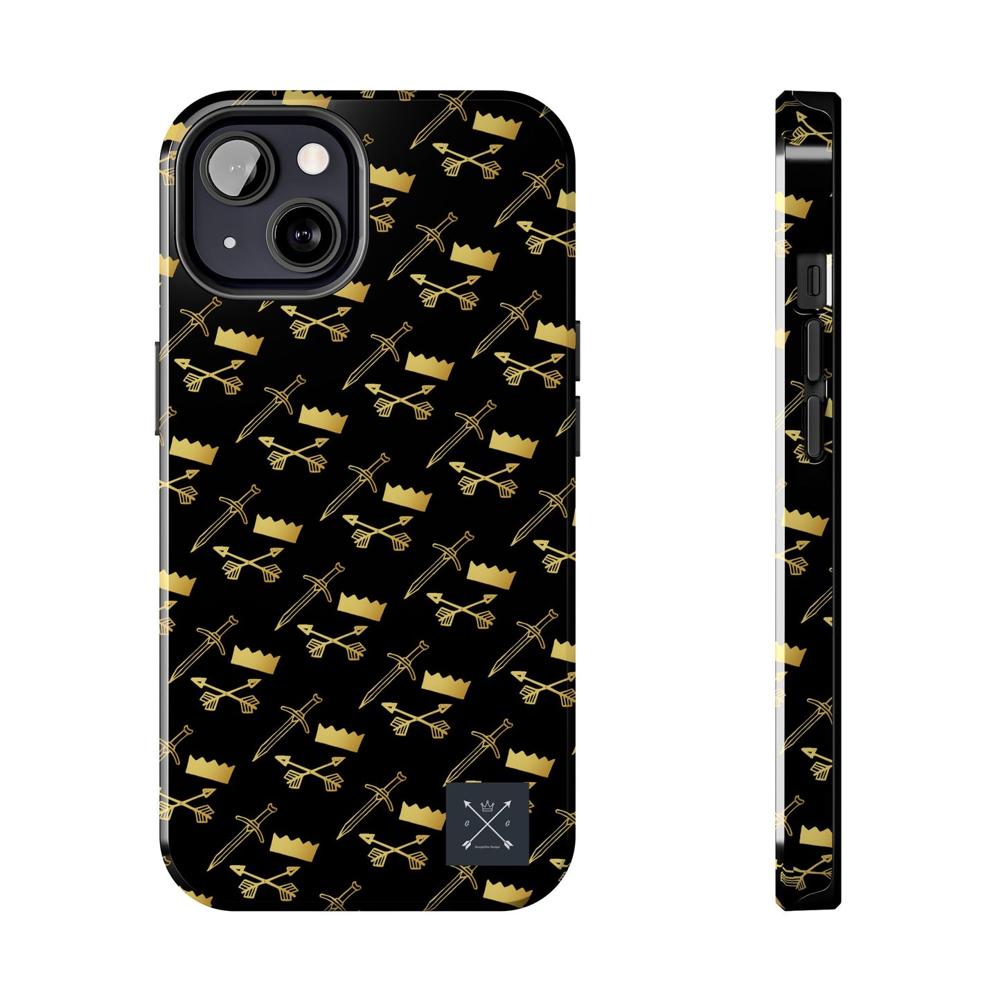 Gold and Bold Warrior (pattern) - Tough Phone Cases