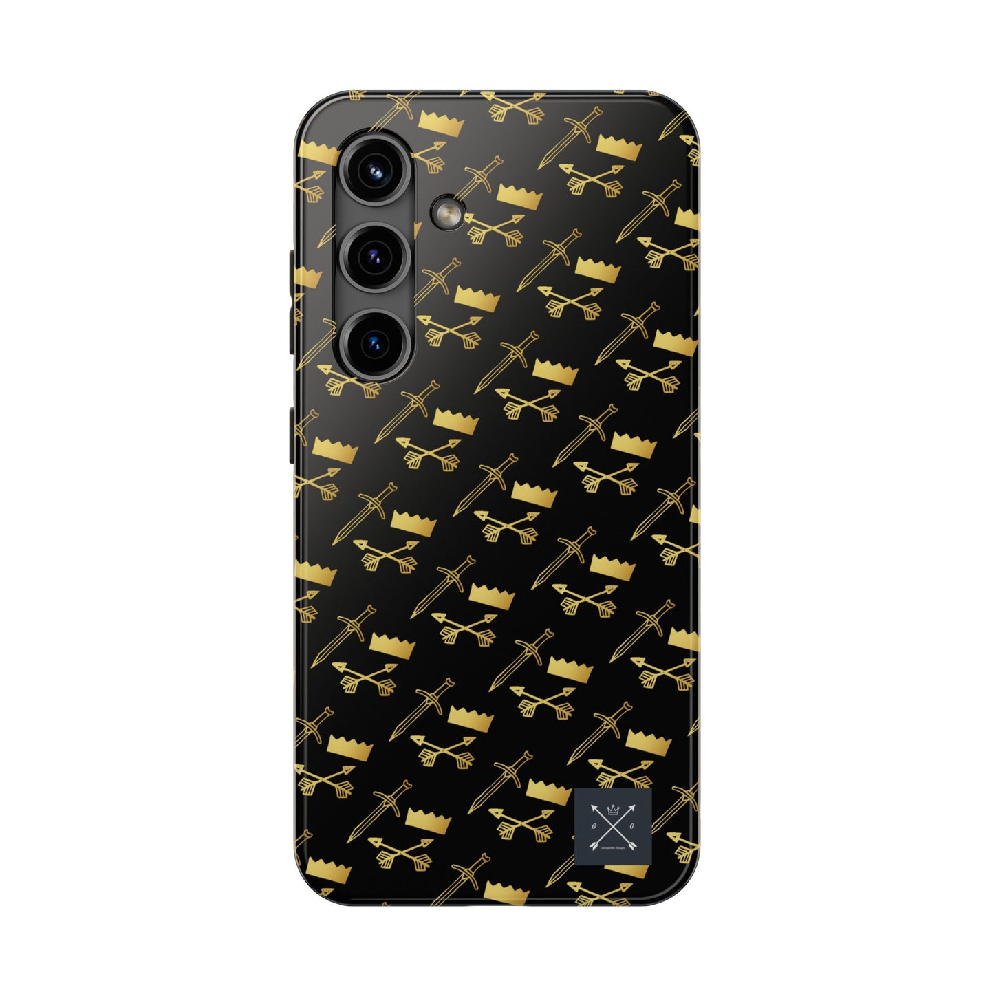 Gold and Bold Warrior (pattern) - Tough Phone Cases