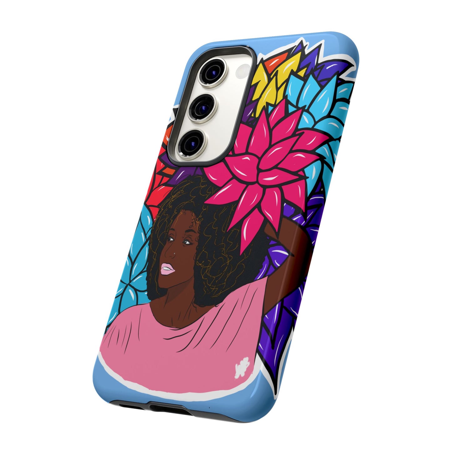 Beauty with Flowers - Tough Phone Cases