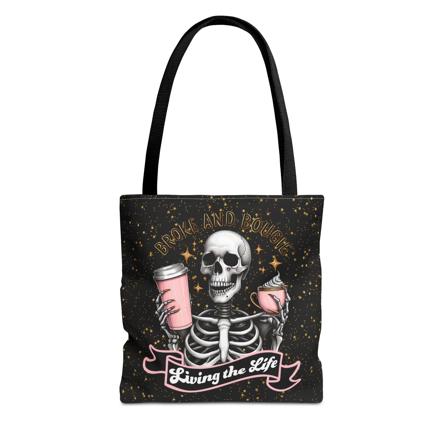 Broke and Bougie - Tote Bag (AOP)