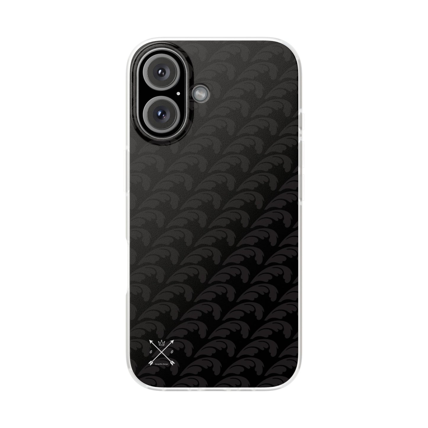 Beautiful Beloved Flourish (black/black) - Flexi Phone Cases