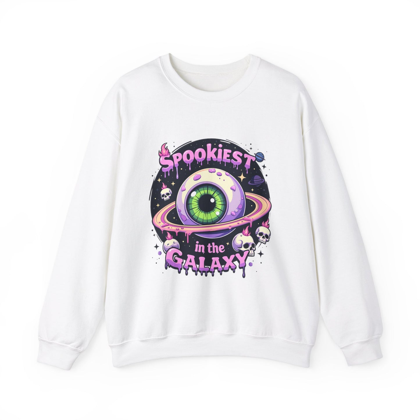 Spookiest in the Galaxy, Eyeball Planet Design - Sweatshirt