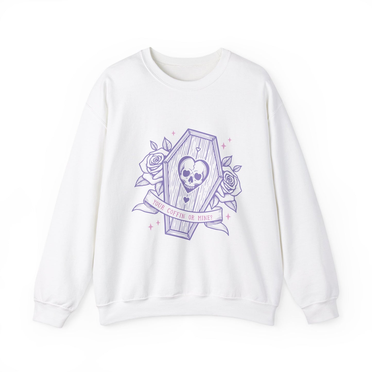 Your Coffin or Mine? - Unisex Heavy Blend™ Crewneck Sweatshirt