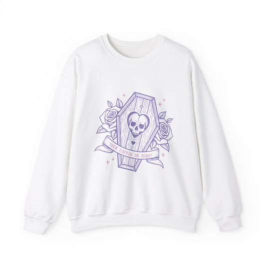 Your Coffin or Mine? - Unisex Heavy Blend™ Crewneck Sweatshirt