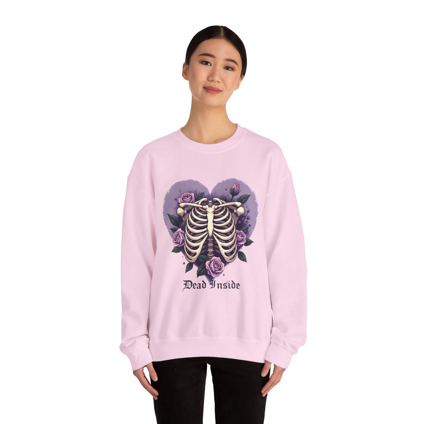 Dead Inside Ribcage Heart - Sweatshirt