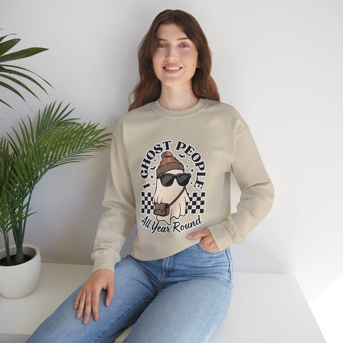 I Ghost People All Year Round - Unisex Heavy Blend™ Sweatshirt