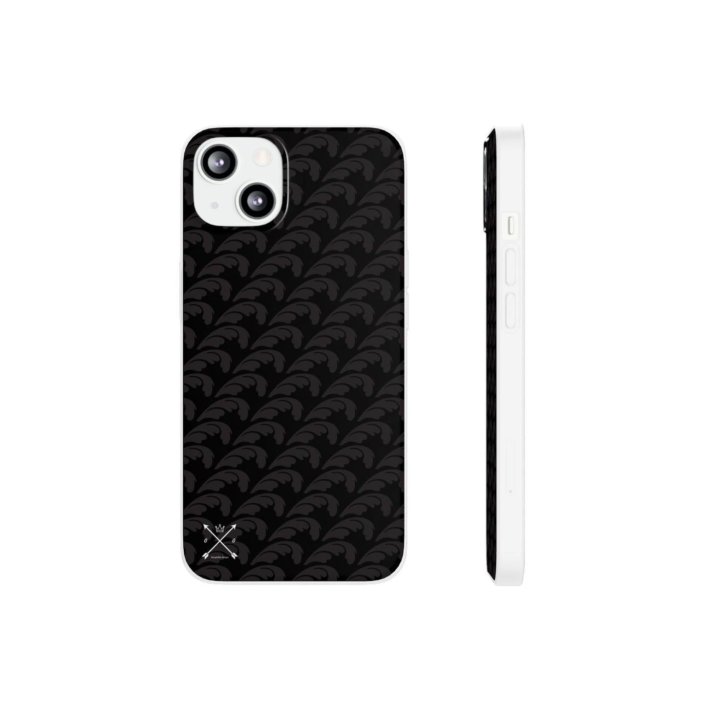 Beautiful Beloved Flourish (black/black) - Flexi Phone Cases