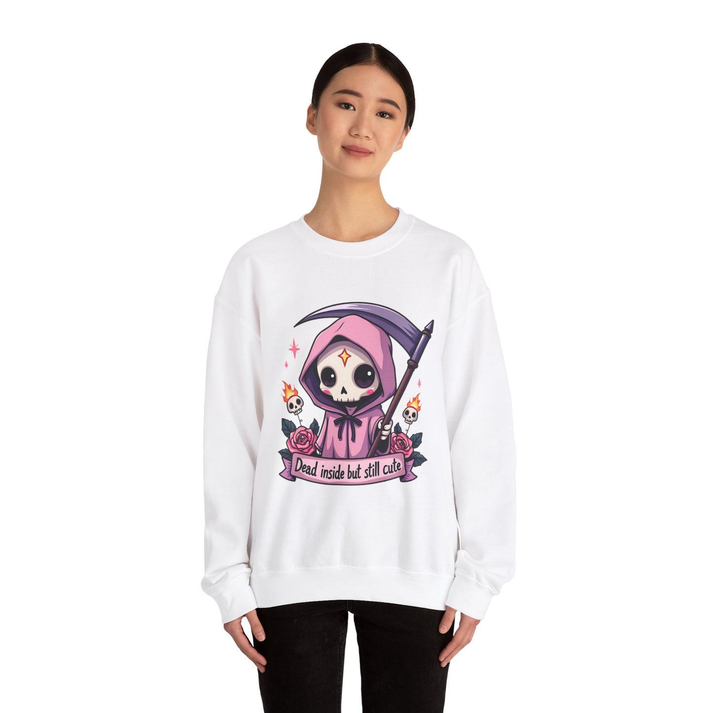 Dead Inside But Still Cute - Unisex Heavy Blend™ Sweatshirt