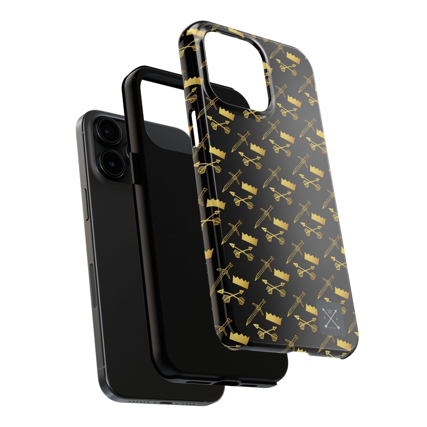 Gold and Bold Warrior (pattern) - Tough Phone Cases